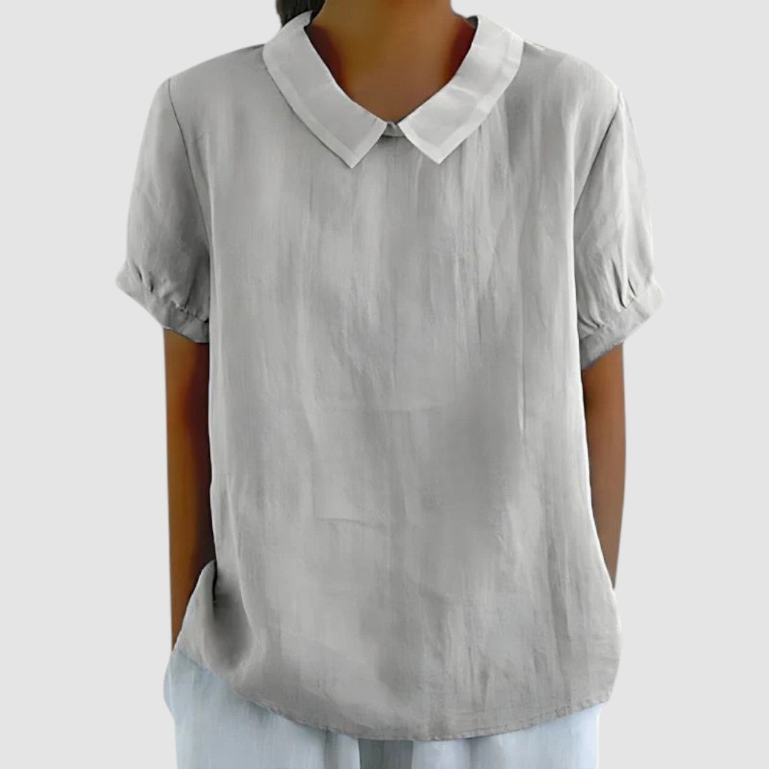Laura™ | Luftig Sommarblus med Krage