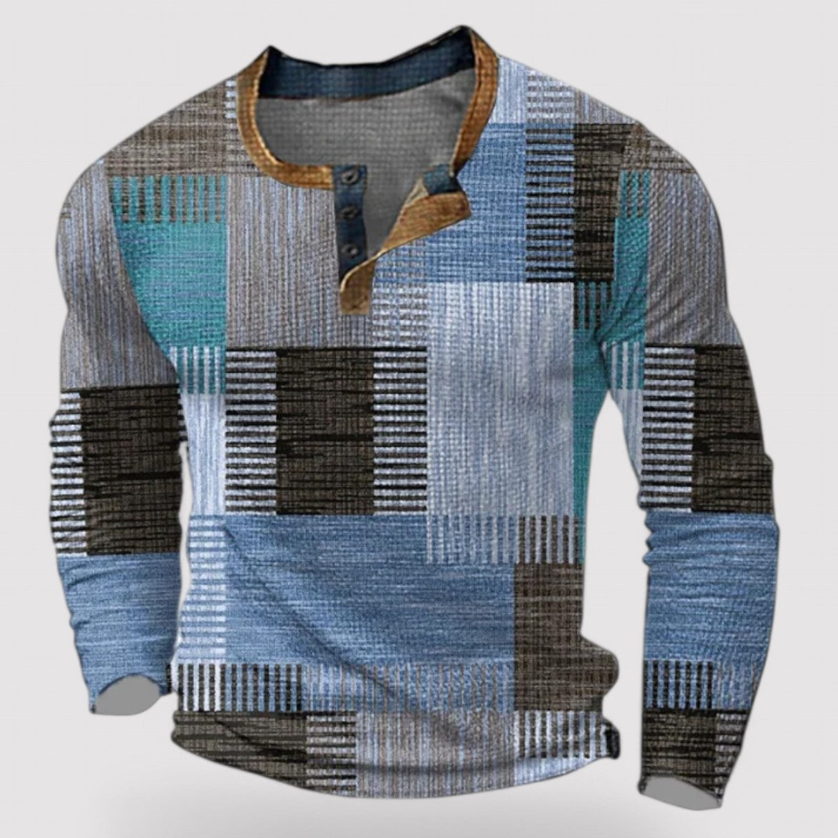 Peter | Stilig t-shirt med geometriskt mönster