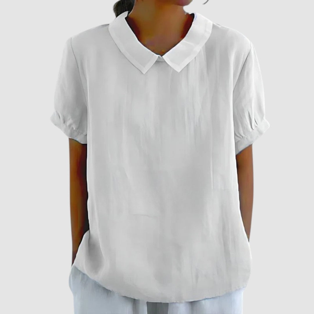 Laura™ | Luftig Sommarblus med Krage