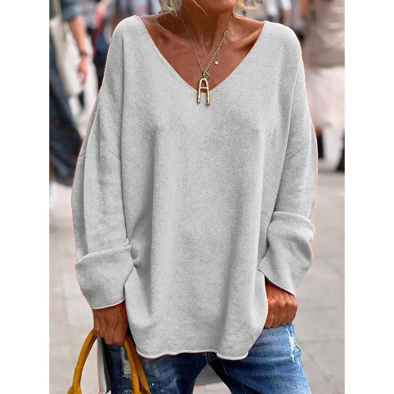 Ella™ | Luftig Oversized V-ringad Topp