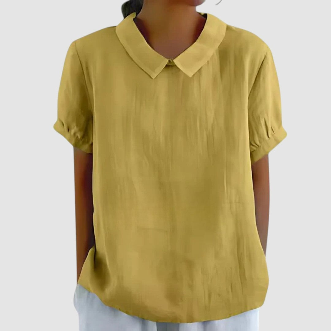 Laura™ | Luftig Sommarblus med Krage