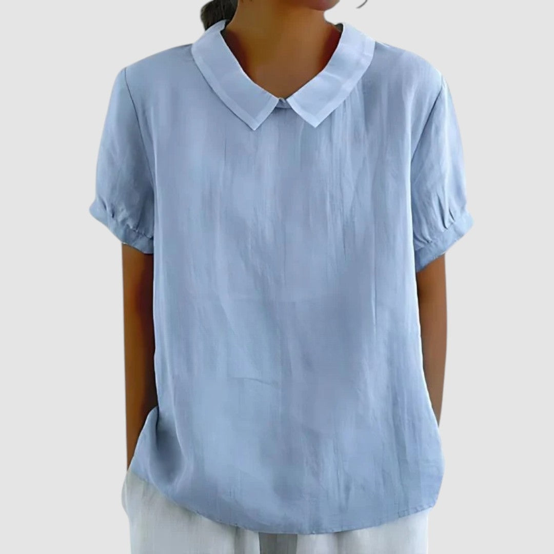 Laura™ | Luftig Sommarblus med Krage