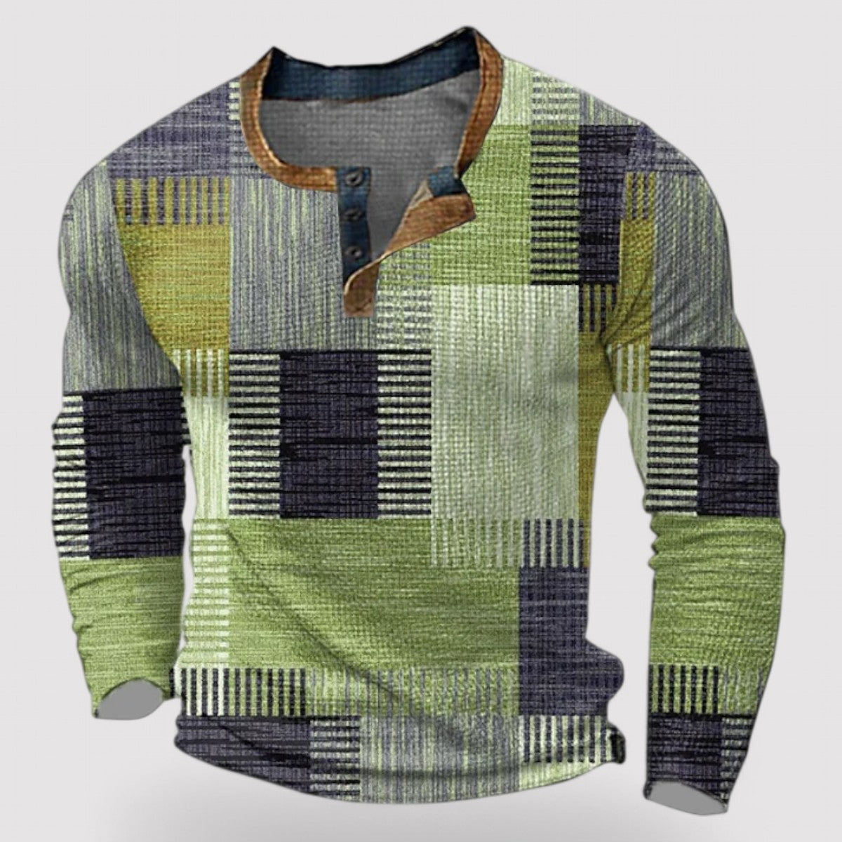 Peter | Stilig t-shirt med geometriskt mönster