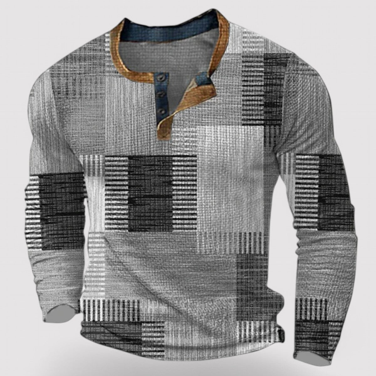 Peter | Stilig t-shirt med geometriskt mönster