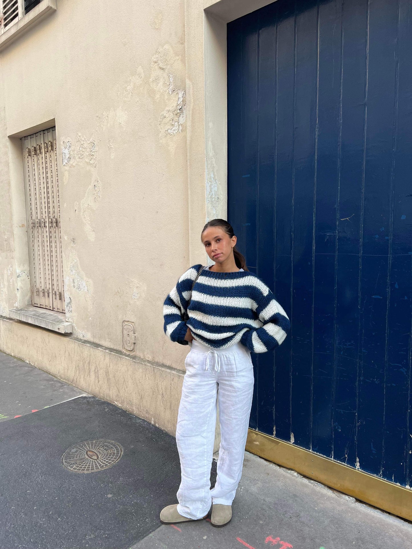 Lucy Randig stickad tröja (råd: 1 storlek upp för överdimensionerad look) - My Store
