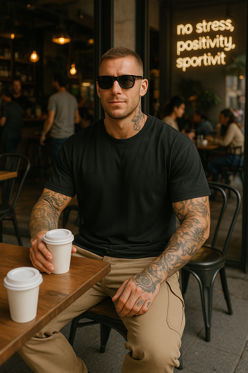 Jules™ | 3-pack Oversized T-shirt i Tvättad Bomull