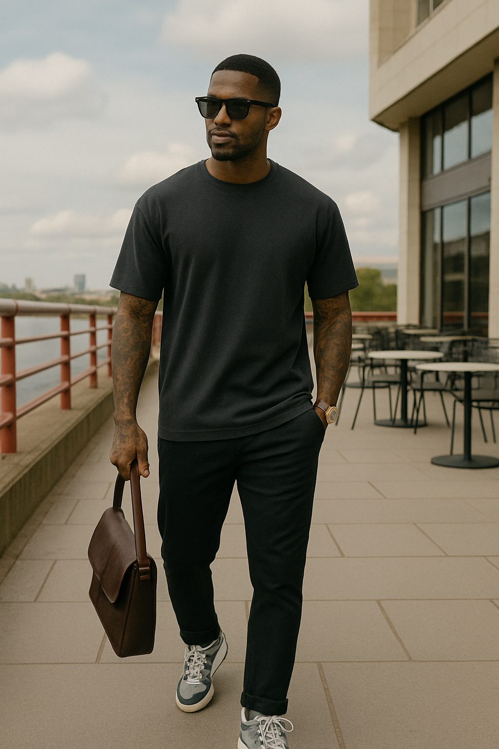 Jules™ | 3-pack Oversized T-shirt i Tvättad Bomull