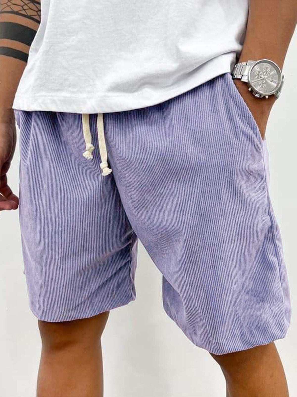 Leo™ | Randig Sommarlätt Shorts