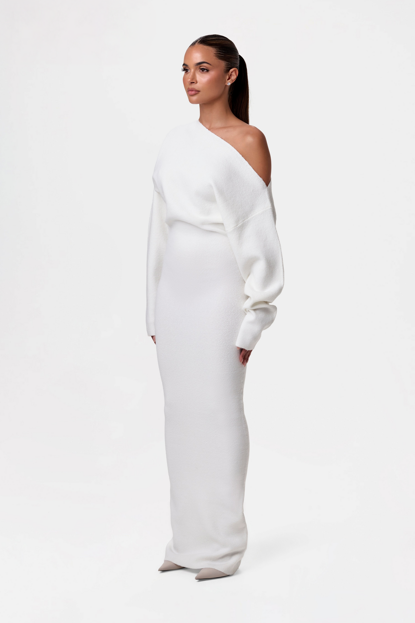 Trien | Off-shoulder tröjklänning