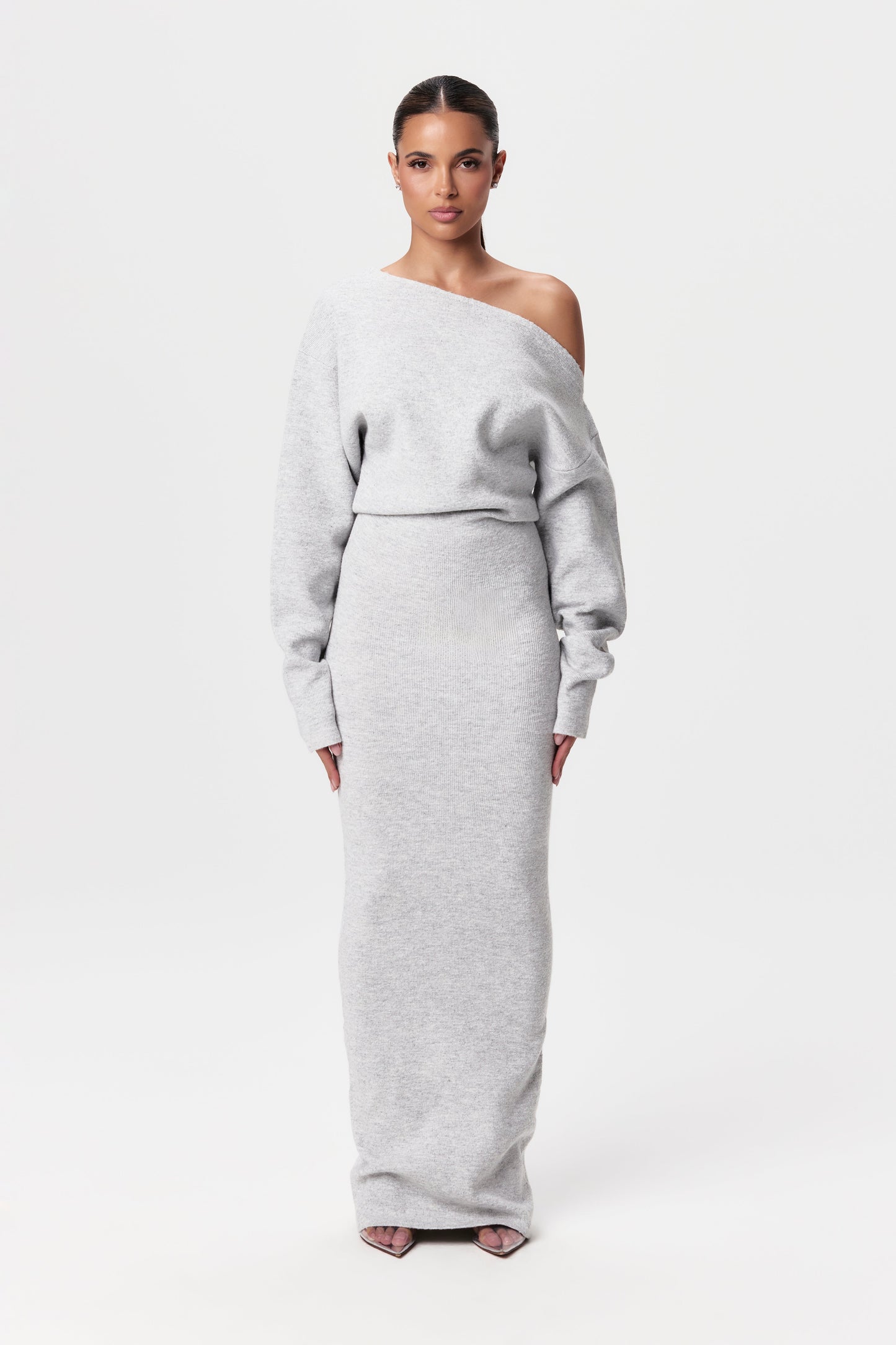 Trien | Off-shoulder tröjklänning