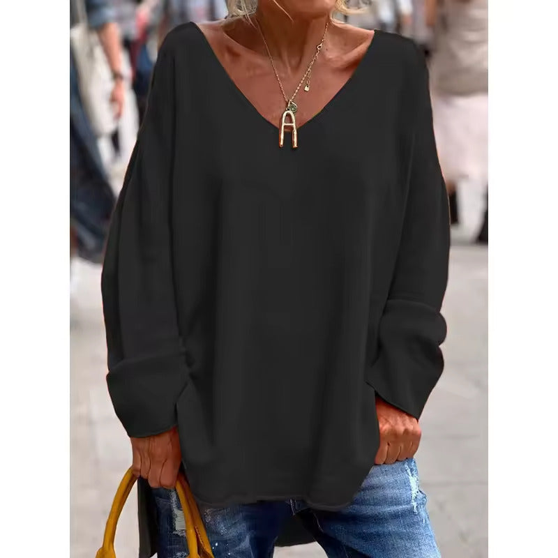 Ella™ | Luftig Oversized V-ringad Topp