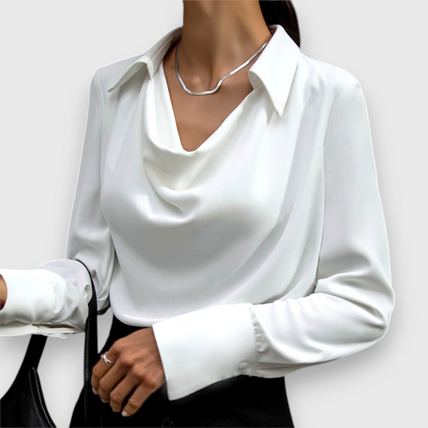 Ivanna | Chic Cowl Neck Blouse