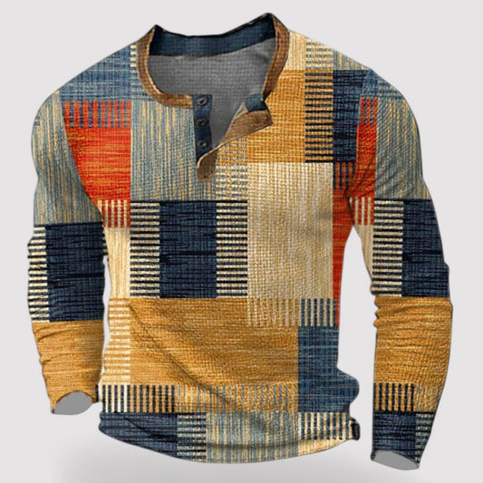Peter | Stilig t-shirt med geometriskt mönster