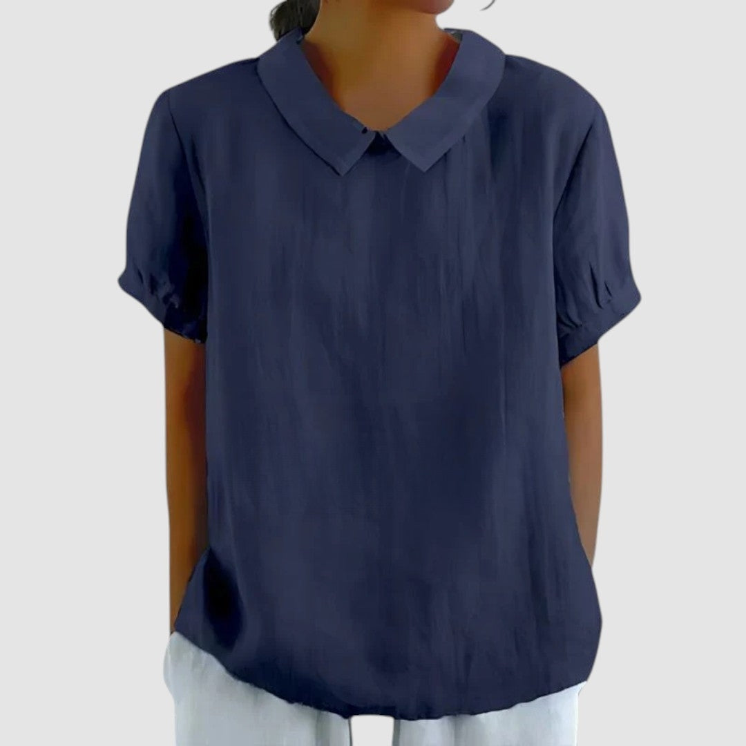 Laura™ | Luftig Sommarblus med Krage