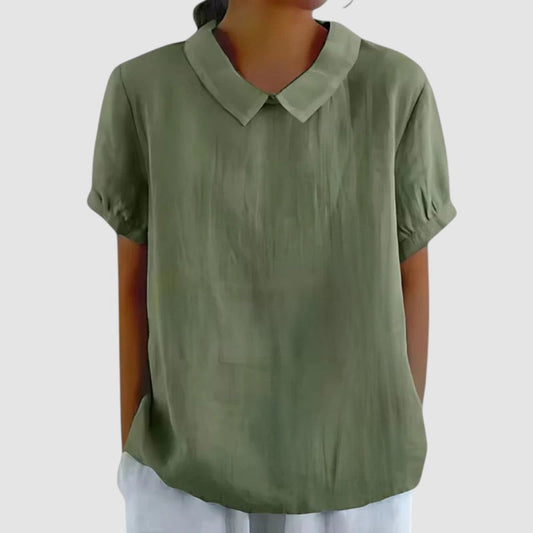 Laura™ | Luftig Sommarblus med Krage