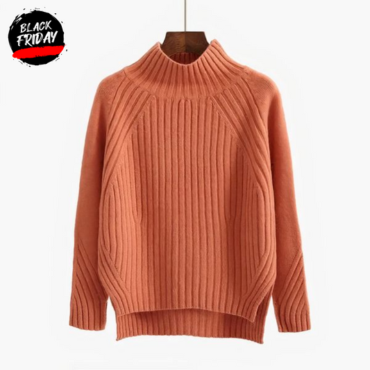 Kristin™ | Turtleneck Tröja med Långa Ärmar - My Store