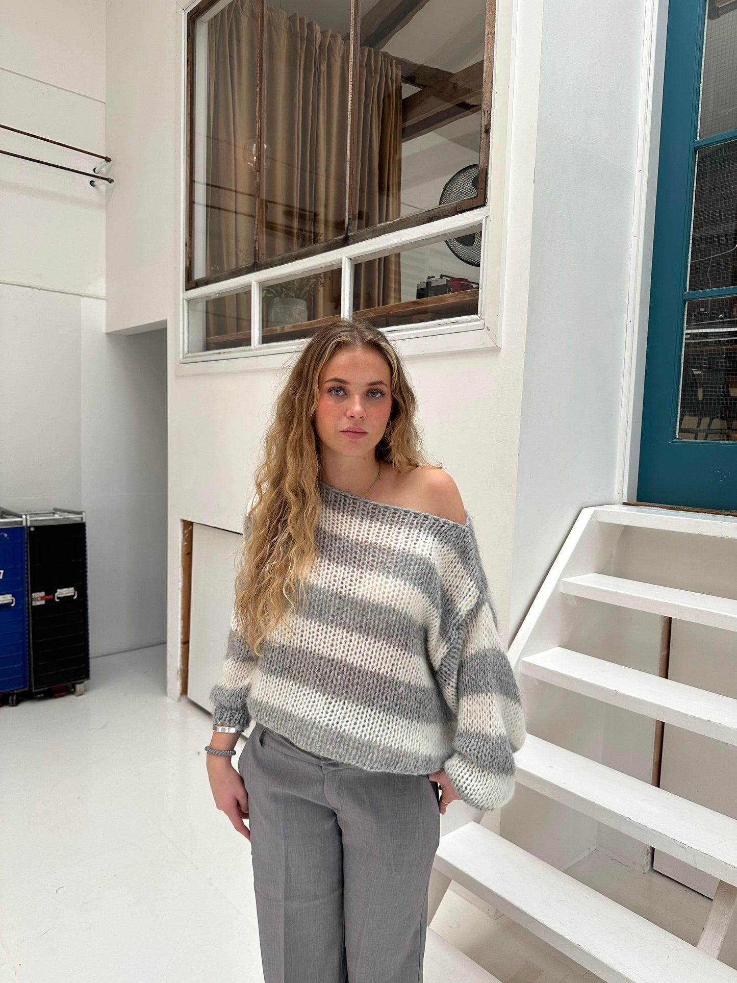 Lucy Randig stickad tröja (råd: 1 storlek upp för överdimensionerad look) - My Store