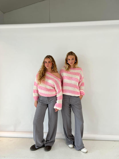 Lucy Randig stickad tröja (råd: 1 storlek upp för överdimensionerad look) - My Store