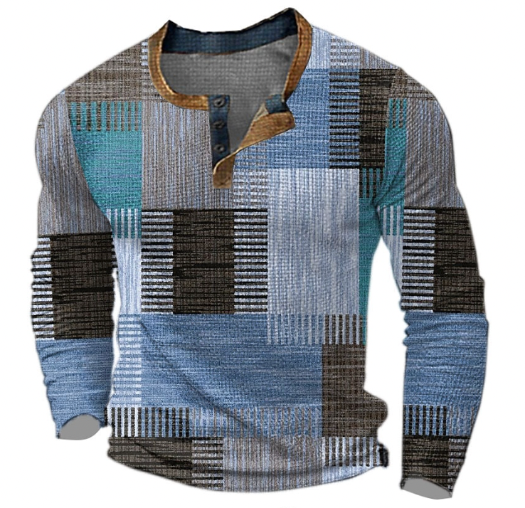 Peter | Stilig t-shirt med geometriskt mönster