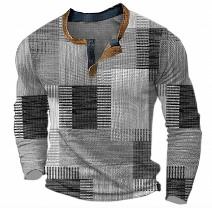 Peter | Stilig t-shirt med geometriskt mönster