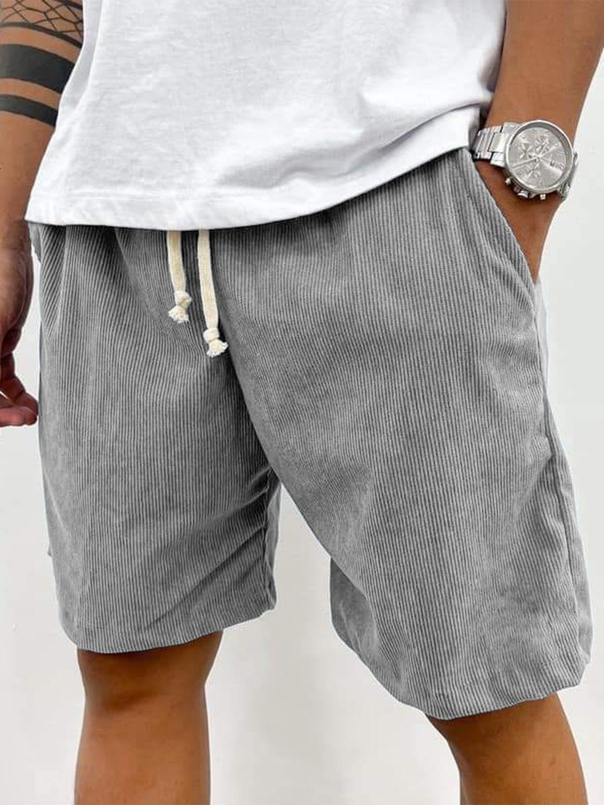Leo™ | Randig Sommarlätt Shorts