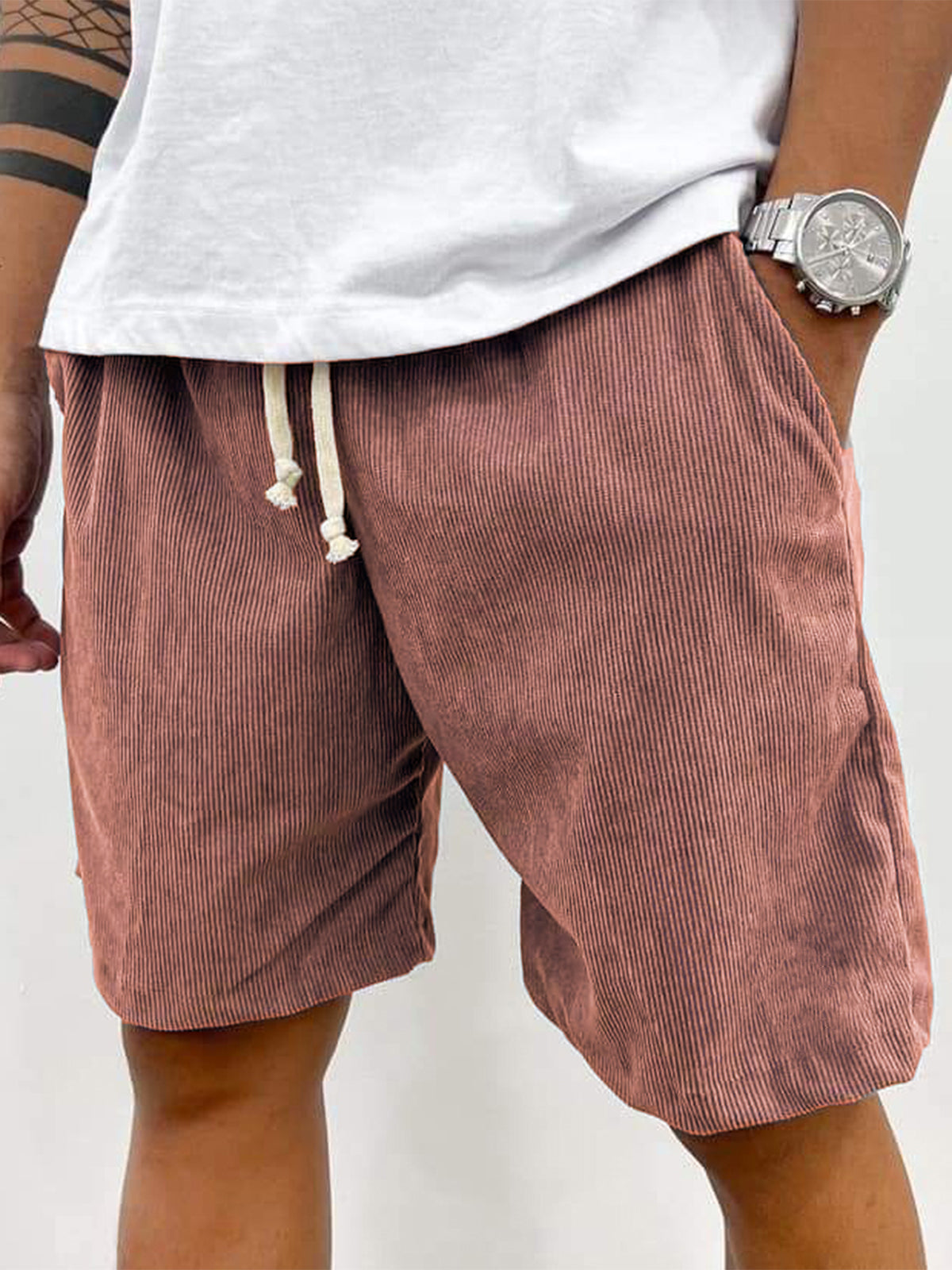Leo™ | Randig Sommarlätt Shorts
