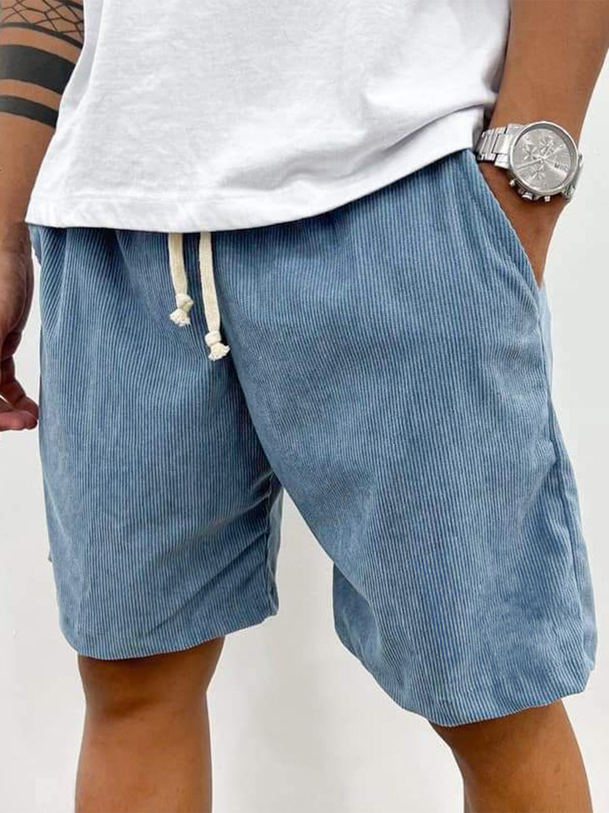 Leo™ | Randig Sommarlätt Shorts