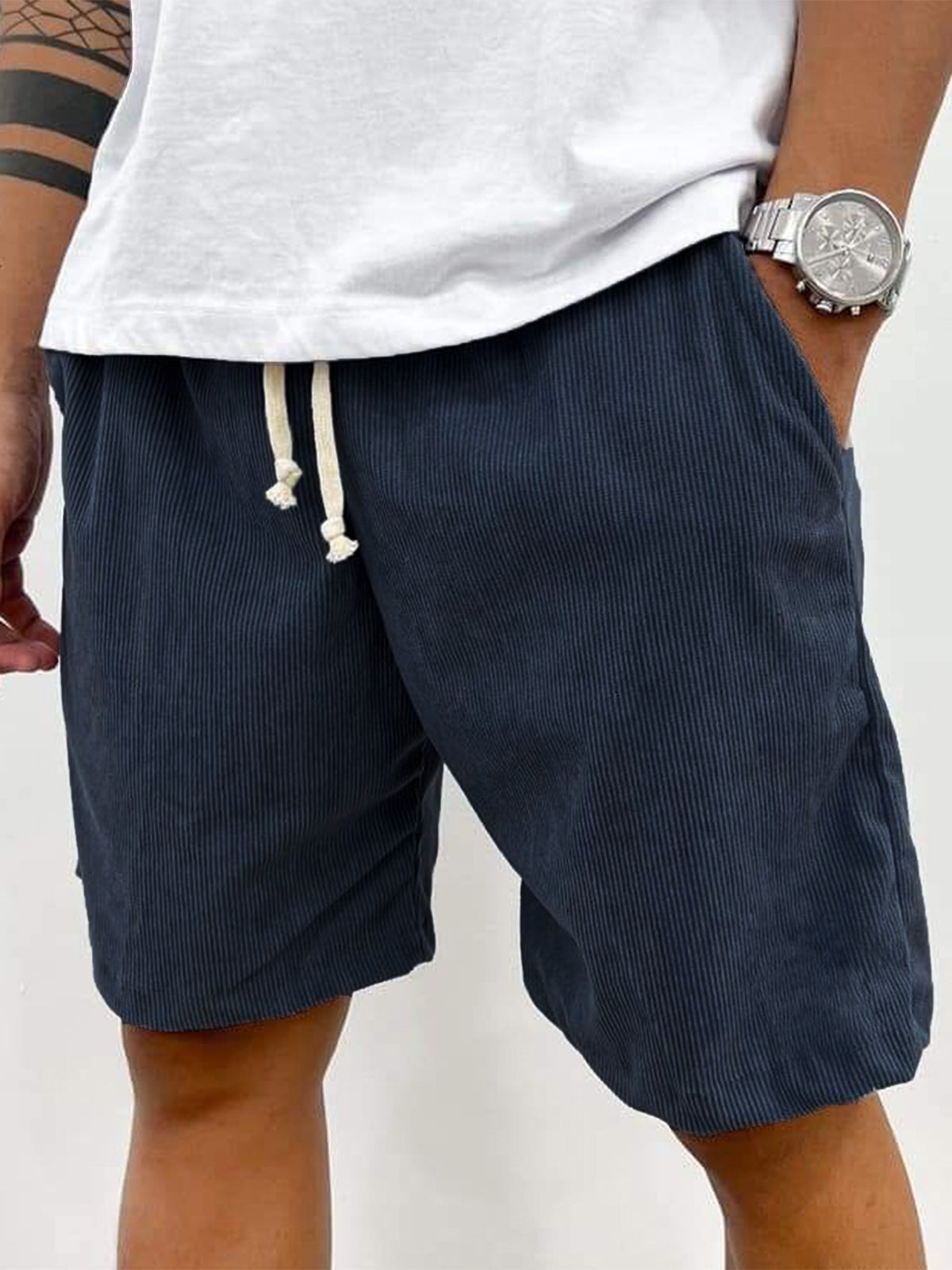 Leo™ | Randig Sommarlätt Shorts