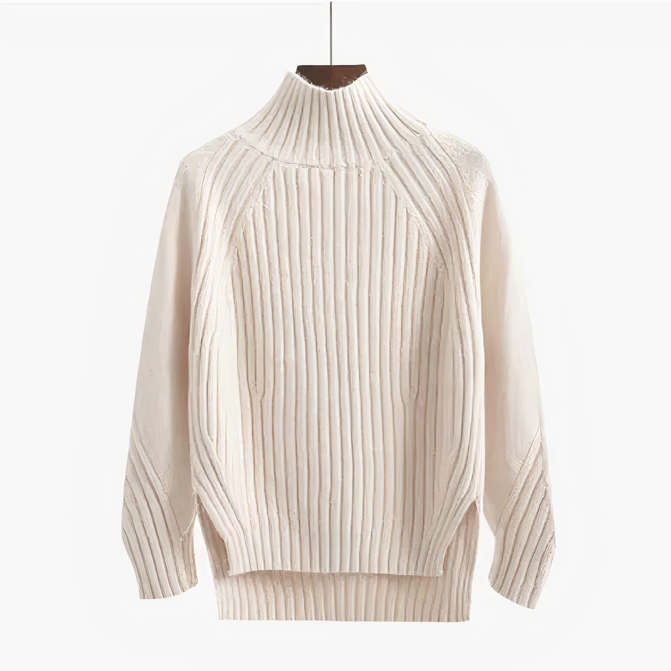 Kristin™ | Turtleneck Tröja med Långa Ärmar - My Store