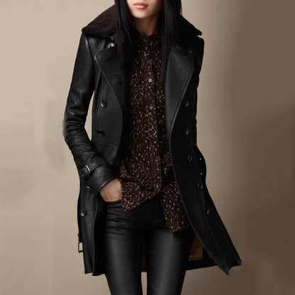 Filippa™ | Lyxig Lädertrenchcoat - My Store