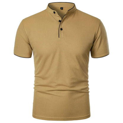 Thomas™ | Stilren Henley för Alla Tillfällen