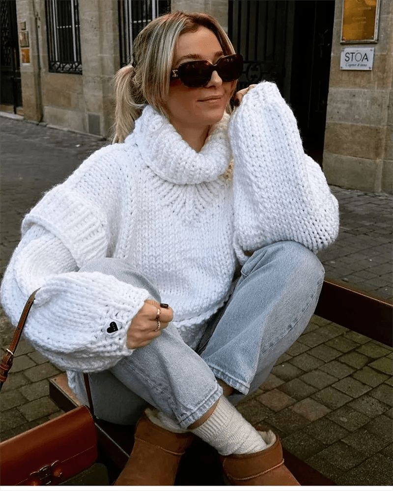 Women's Fluffy Long Sleeve Sweater - My Store